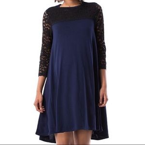 Black Lace Maternity Dress // Pip & Vine by Rosie Pope